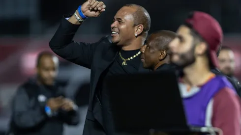 Aloísio Chulapa prestigiando o jogo São Paulo X Palmeiras pela Copa Do Brasil 2023 – Foto: Weslley Douglas/AGIF