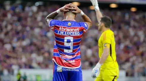 Lucero jogador do Fortaleza durante partida contra o Cruzeiro no estadio Arena Castelao pelo campeonato Brasileiro A 2023. Foto: Lucas Emanuel/AGIF