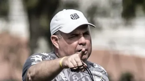 Marcelo Fernandes faz teste em treino do Santos. Foto: Ivan Storti/Santos FC