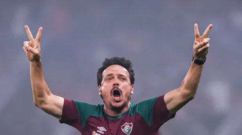 Fernando Diniz, no comando do Fluminense – Foto: Maxi Franzoi/AGIF