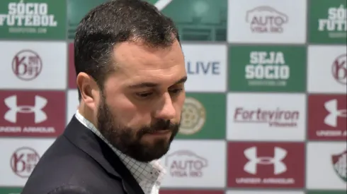 Mario Bittencourt presidente do Fluminense no Maracanã