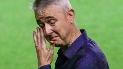 Tiago Nunes, enquanto tecnico do Gremio durante partida contra o Sport no estadio Ilha do Retiro pelo campeonato Brasileiro A 2021. Rafael Vieira/AGIF