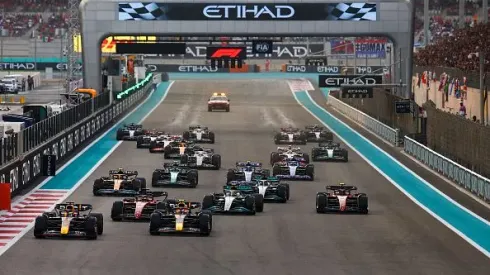 Largada do GP de Abu Dhabi de 2022. Foto: Getty Images