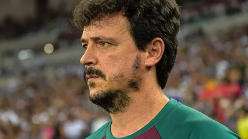 Fernando Diniz técnico do Fluminense durante partida contra o São Paulo no estádio Maracanã pelo campeonato Brasileiro A 2023. Thiago Ribeiro/AGIF