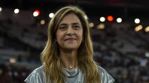 RJ - RIO DE JANEIRO - 08/11/2023 - BRASILEIRO A 2023, FLAMENGO X PALMEIRAS -Leila Pereira presidente do Palmeiras durante partida contra o Flamengo no estadio Maracana pelo campeonato Brasileiro A 2023. Foto: Thiago Ribeiro/AGIF