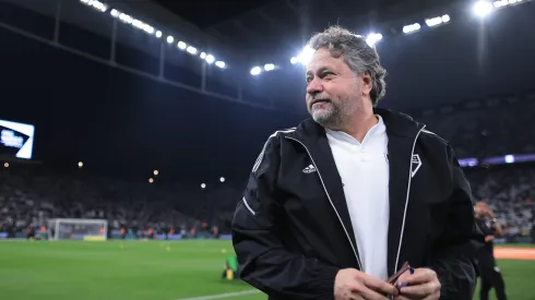 Julio Casares presidente do Sao Paulo durante partida contra o Corinthians no estadio Arena Corinthians pelo campeonato Copa do Brasil 2023. Foto: Ettore Chiereguini/AGIF