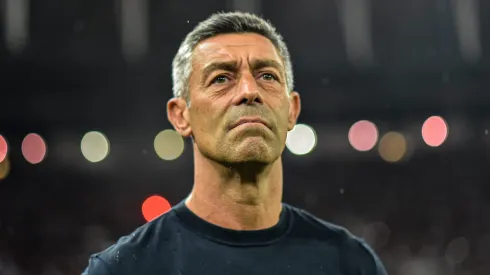 Pedro Caixinha técnico do Red Bull Bragantino em partida contra o Flamengo no Maracanã