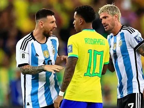 Pai de Rodrygo ironiza Messi após discussão: “O santinho que não arruma confusão com ninguém”