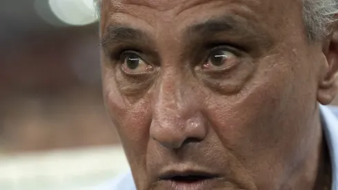 Tite técnico do Flamengo durante partida contra o Bragantino no estádio Maracanã pelo campeonato Brasileiro A 2023. Foto: Jorge Rodrigues/AGIF