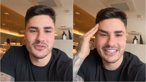 Lucas Souza esclareceu a verdade sobre boatos com Jaque – Reprodução/Record