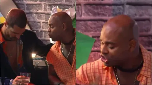 Cezar black foi pintado como vilão após desistência de Lucas Souza – Reprodução/Record