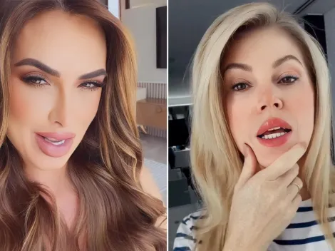 Val Marchiori debocha de Nicole Bahls após apresentadora se pronunciar