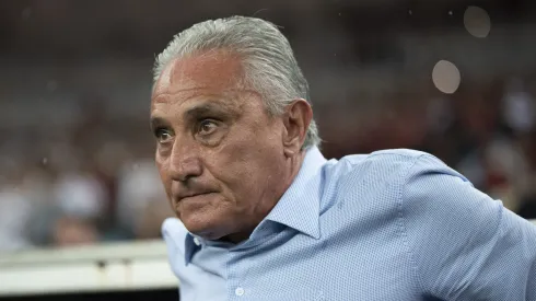 Tite tecnico do Flamengo durante partida contra o Bragantino no estadio Maracana pelo campeonato Brasileiro A 2023. Jorge Rodrigues/AGIF