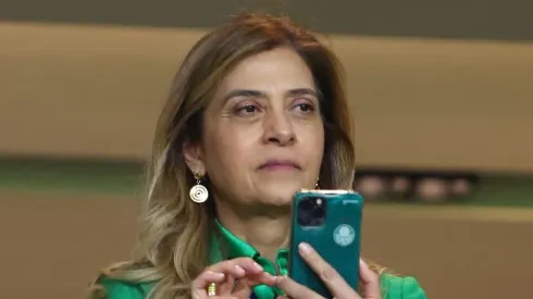 Leila Pereira, presidente palmeirense
Foto: Francois Nel/Getty Images