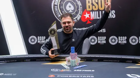 Felipe Boianovsky levou uma excelente premiação no BSOP Millions