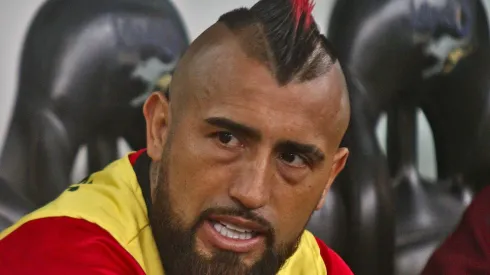 Vidal recebeu uma provocação de ex-companheiro de Gávea - Foto: Gabriel Machado/AGIF