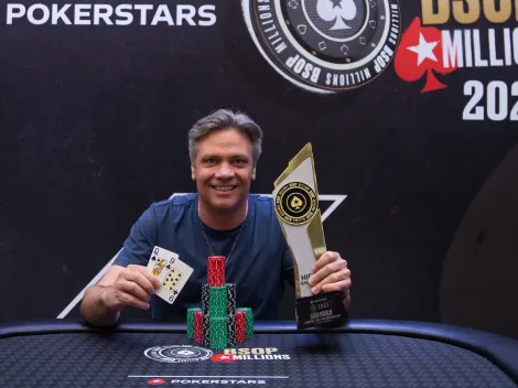 Brasileiro campeão mundial de poker vence 'High Roller' do BSOP Millions