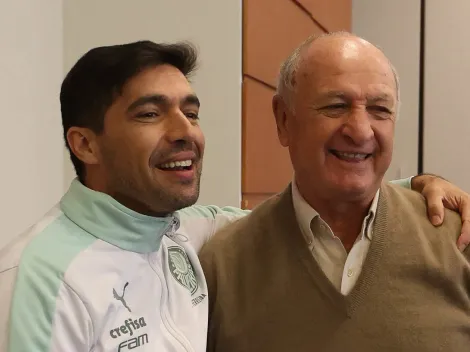 Felipão põe Abel 'no meio' de coletiva no Galo e notícia voa ao Palmeiras