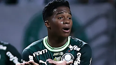 Endrick fala como o Palmeiras chega nas últimas rodadas do Brasileirão – Foto: Fabio Giannelli/AGIF