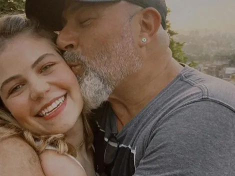 Com pai na UTI, filha de Mingau mostra rosto do músico pela primeira vez no hospital