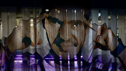 Foto: Marcello Zambrana/AGIF - Abel foi homenageado pela torcida do Palmeiras