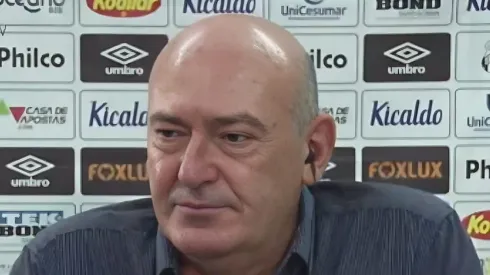 Rueda, presidente do Santos
Foto: Reprodução/Santos TV