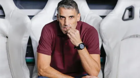 Vojvoda técnico do Fortaleza durante partida contra o Palmeiras no estádio Arena Castelão pelo campeonato Brasileiro A 2023. Foto: Lucas Emanuel/AGIF