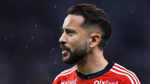 Everton Ribeiro jogador do Flamengo durante partida contra o Corinthians no estadio Arena Corinthians pelo campeonato Brasileiro A 2023. Foto: Marcello Zambrana/AGIF