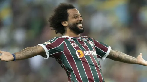 Marcelo marcou na partida do turno diante do Palmeiras. Foto: Jorge Rodrigues/AGIF