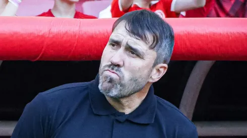 Eduardo Coudet tecnico do Internacional durante partida contra o Bragantino no estadio Beira-Rio pelo campeonato Brasileiro A 2023. Maxi Franzoi/AGIF