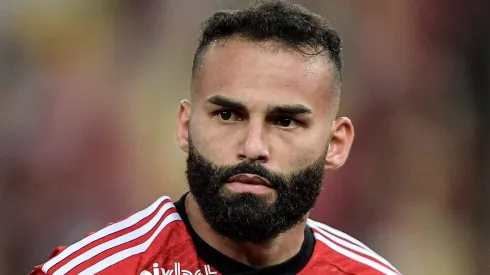 Thiago Maia jogador do Flamengo durante partida contra o Atletico-MG no estadio Maracana pelo campeonato Brasileiro A 2023. Foto: Thiago Ribeiro/AGIF
