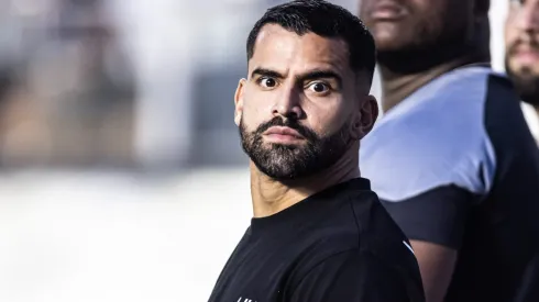 Rincon jogador do Santos durante partida contra o Fluminense no estadio Vila Belmiro pelo campeonato Brasileiro A 2023. Foto: Abner Dourado/AGIF