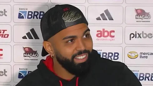 Gabigol, atacante do Flamengo
Foto: Reprodução/SporTV