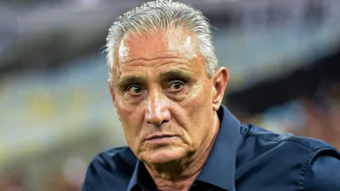 Tite tecnico do Flamengo durante partida contra o Atletico-MG no estadio Maracana pelo campeonato Brasileiro A 2023. Foto: Thiago Ribeiro/AGIF