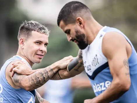 Gringo do Santos publica mensagem e é o primeiro a falar após rebaixamento