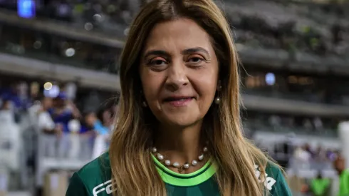Foto: Gilson Lobo/AGIF - Leila Pereira na partida em que o Palmeiras se sagrou Campeão Brasileiro