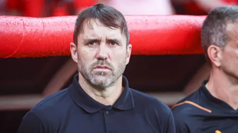 Eduardo Coudet, técnico do Internacional, durante partida contra o Botafogo no estádio Beira-Rio pelo Campeonato Brasileiro - Foto: Maxi Franzoi/AGIF