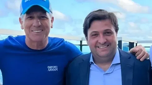 Renato Gaúcho, treinador e Alberto Guerra, presidente do GrêmioRenato Gaúcho, treinador, e Alberto Guerra, presidente do Grêmio - Foto: Divulgação/Grêmio
