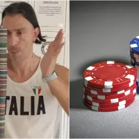 Italiano entra para o livro dos recordes ao empilhar fichas de poker; Rocco Mercurio é autor de diversas proezas