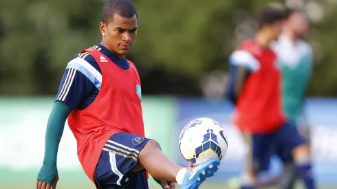 Mazinho durante treino do Palmeiras no CT Academia de Futebol. Foto: Piervi Fonseca/AGIF