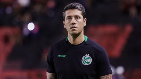 Thiago Carpini tecnico do Juventude durante partida contra o Sport no estadio Ilha do Retiro pelo campeonato BRASILEIRO B 2023. Foto: Rafael Vieira/AGIF