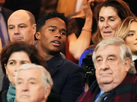 Endrick vai a jogo do Real Madrid e até arrisca entrevista em espanhol