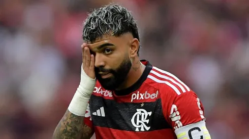 Gabigol jogador do Flamengo durante partida contra o Vasco no estadio Maracana pelo campeonato Brasileiro A 2023. Thiago Ribeiro/AGIF
