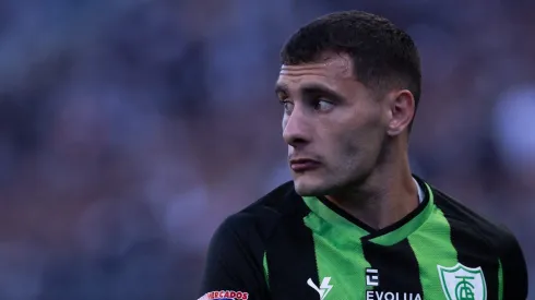 Martinez jogador do America-MG durante partida contra o Corinthians no estadio Arena Corinthians pelo campeonato Copa do Brasil 2023. Ettore Chiereguini/AGIF