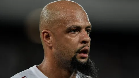 Felipe Melo e mais 6 jogadores do Flu foram alvos de 'chacota' de jornal inglês antes de final contra City no Mundial - Foto: Thiago Ribeiro/AGIF