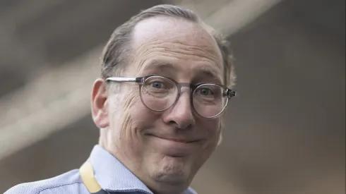 John Textor dono da Saf do Botafogo antes da partida contra o Cruzeiro no estadio Engenhao pelo campeonato Brasileiro A 2023. Jorge Rodrigues/AGIF