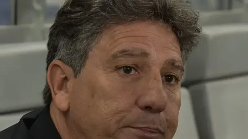 Renato Gaúcho, técnico do Grêmio, durante jogo contra a equipe do Cruzeiro no estádio Mineirão em Belo Horizonte Foto: André Yanckous/AGIF
