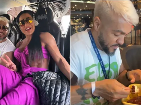 Ney em alto Mar: Belo e Gracynne surpreendem com marmitas na bagagem