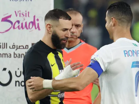 Em reencontro de Benzema e Cristiano Ronaldo, time de CR7 aplica goleada histórica no Campeonato Saudita