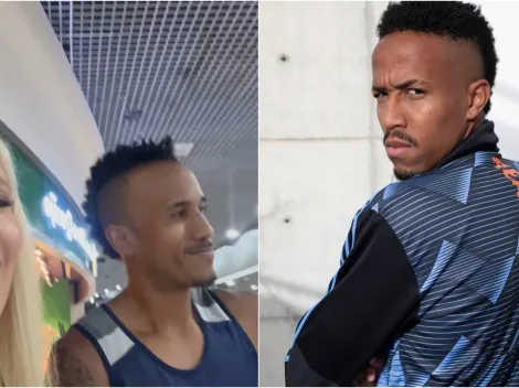 Karoline Lima fica apavorada ao encontrar com homem igual a Eder Militão